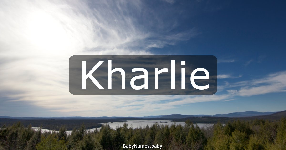 Kharlie