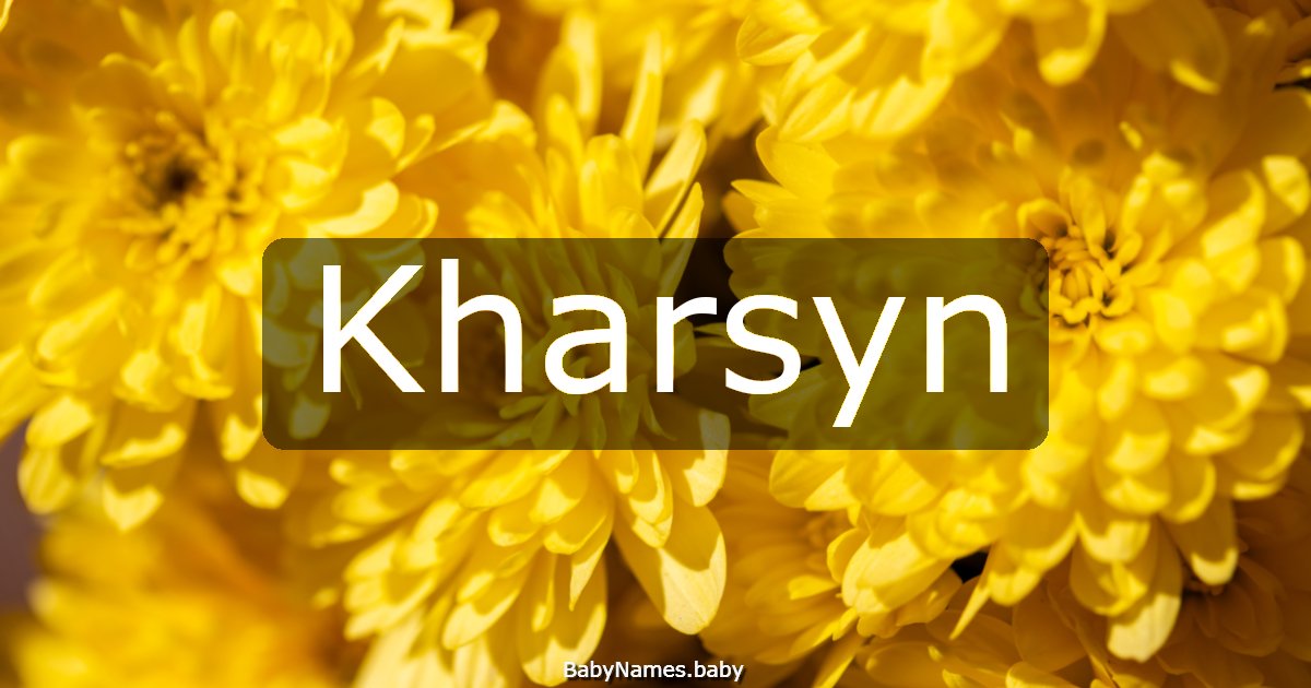 Kharsyn