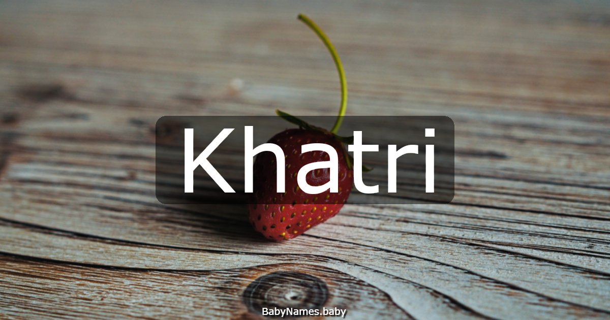 Khatri