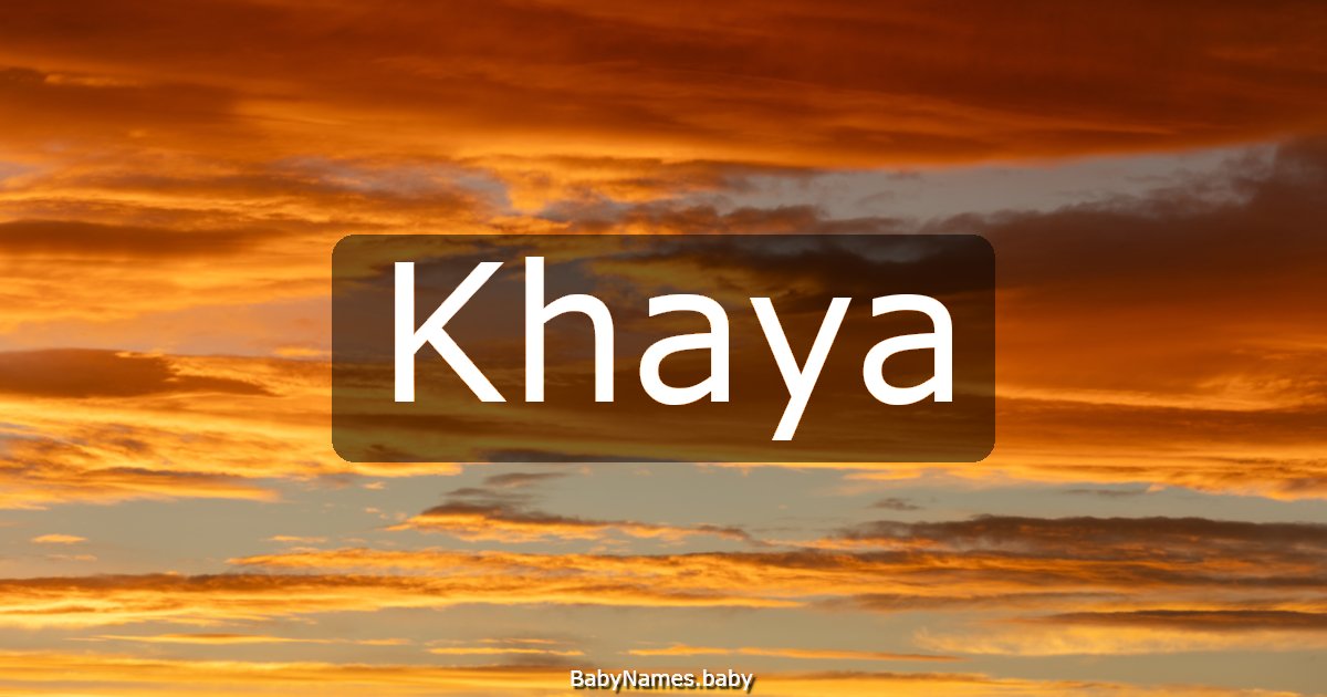 Khaya