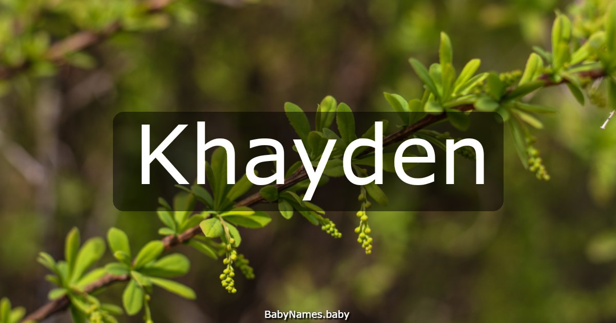 Khayden