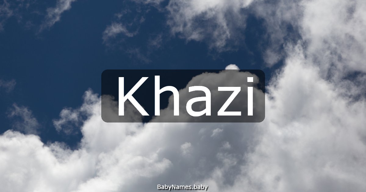 Khazi
