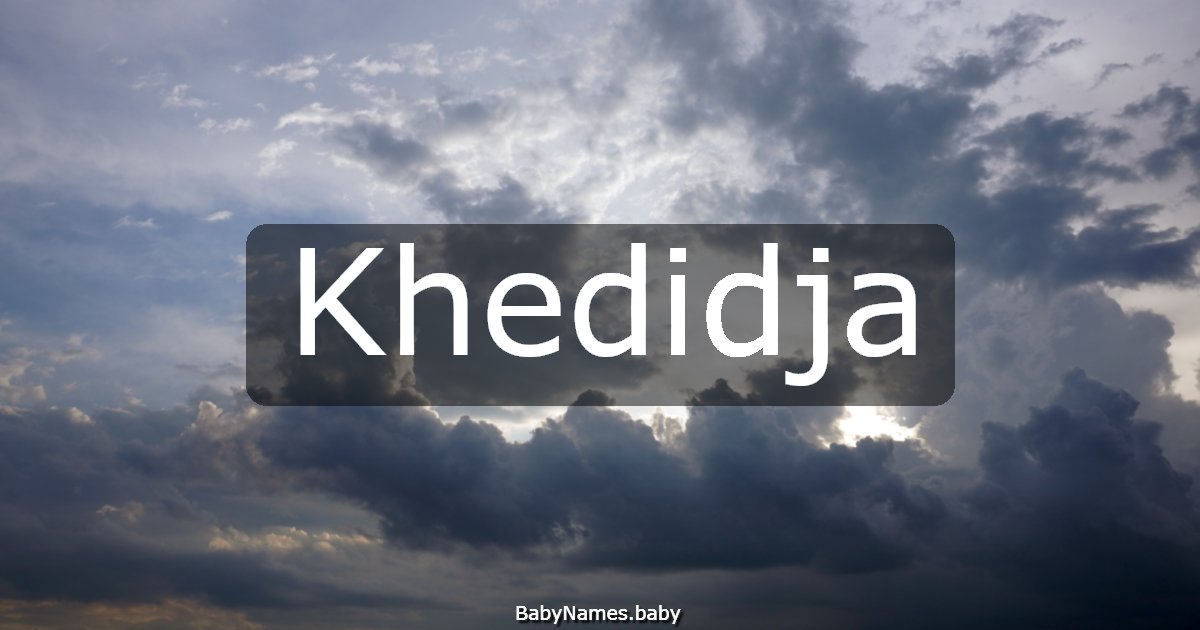 Khedidja