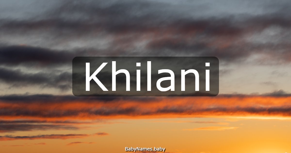 Khilani