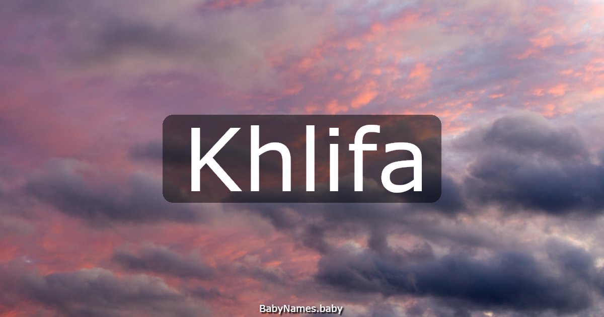 Khlifa