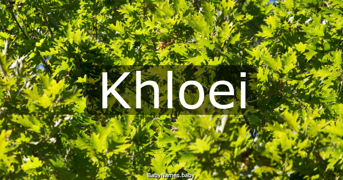 Khloei