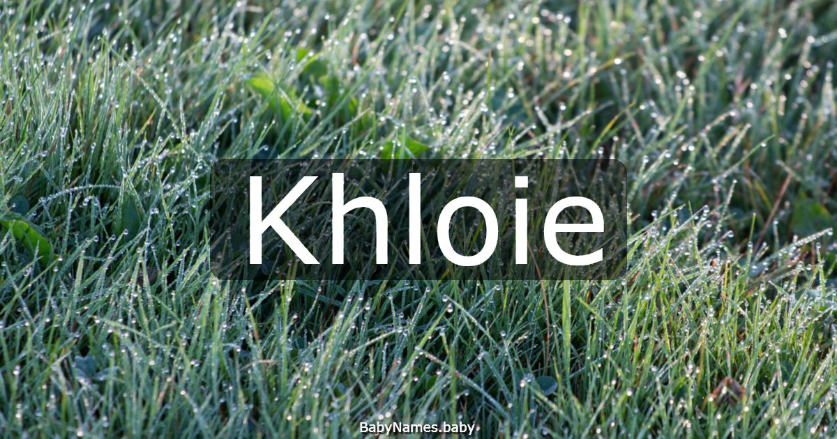 Khloie