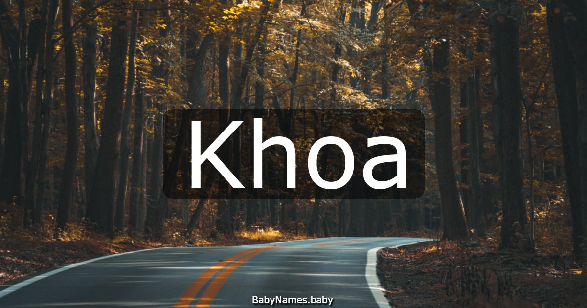 Khoa
