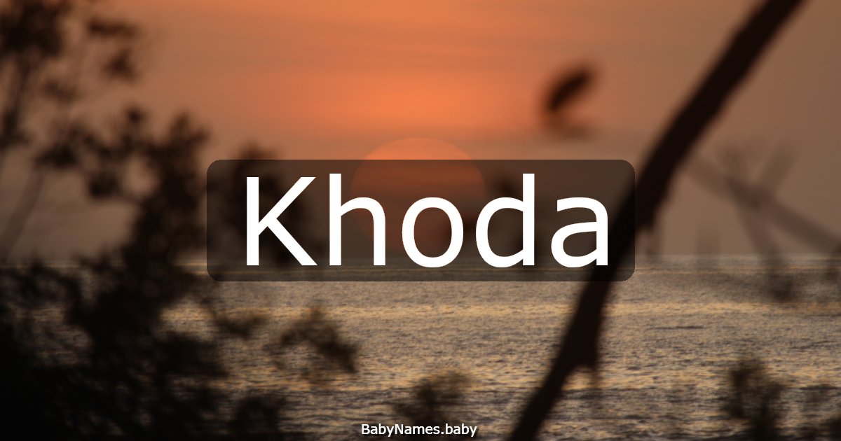 Khoda