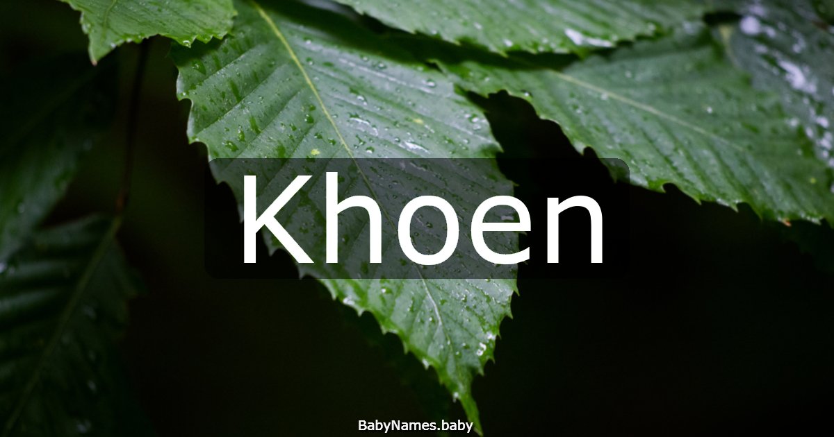Khoen