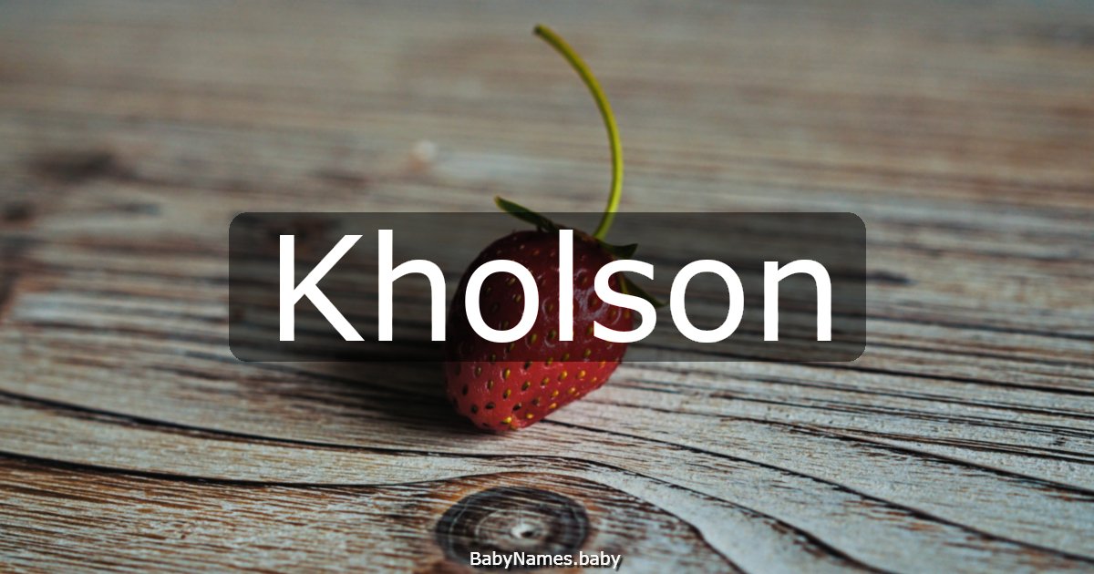 Kholson