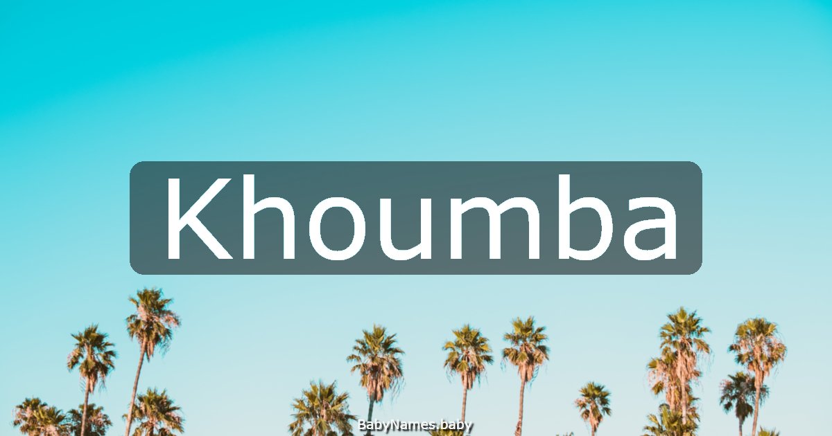 Khoumba