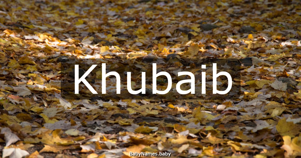 Khubaib