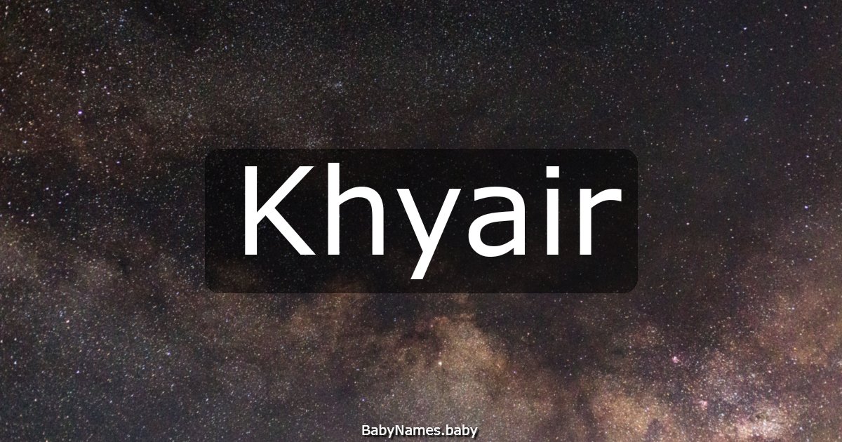 Khyair
