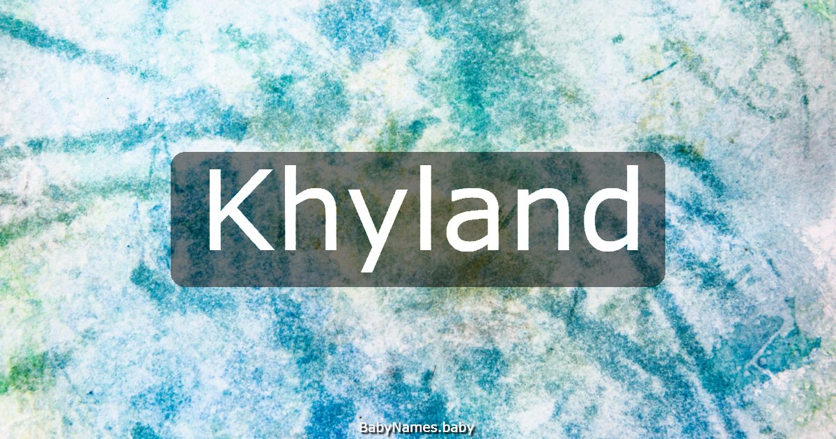 Khyland