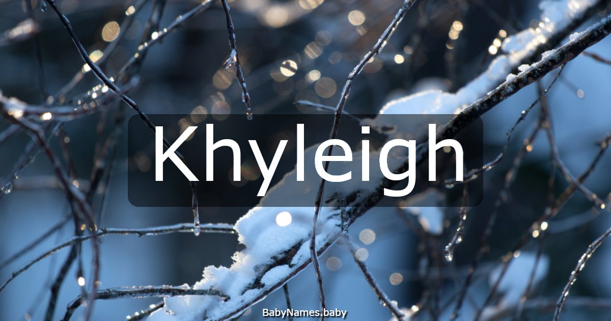 Khyleigh