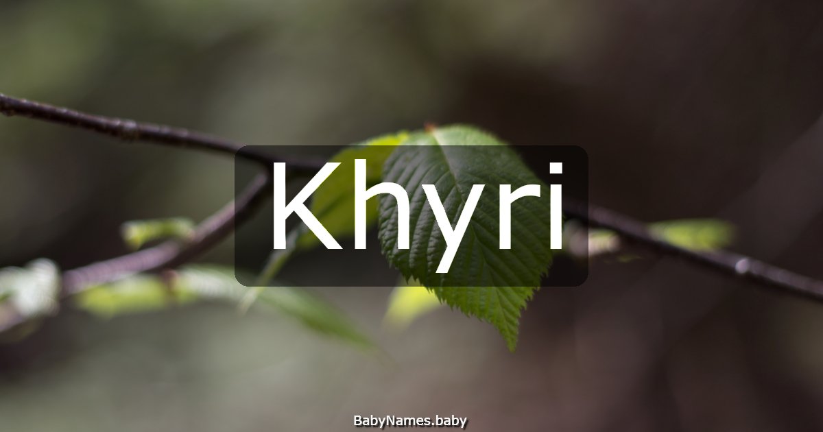 Khyri