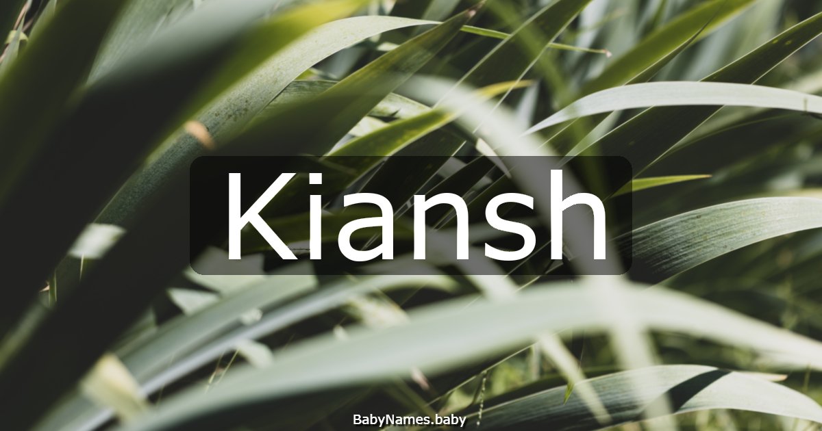 Kiansh