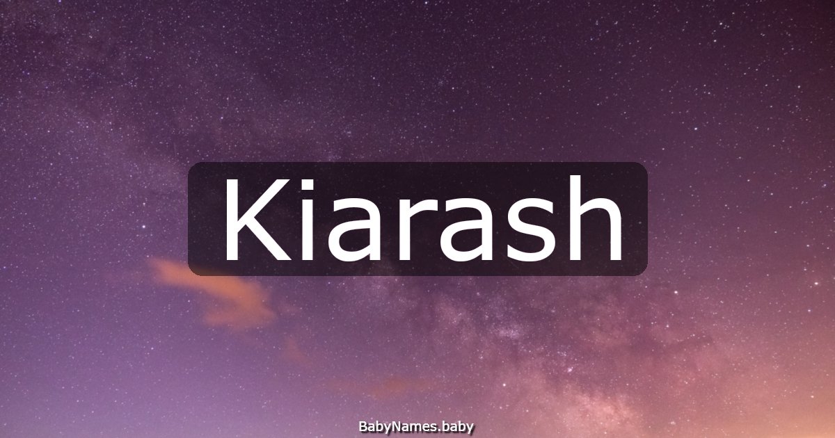 Kiarash