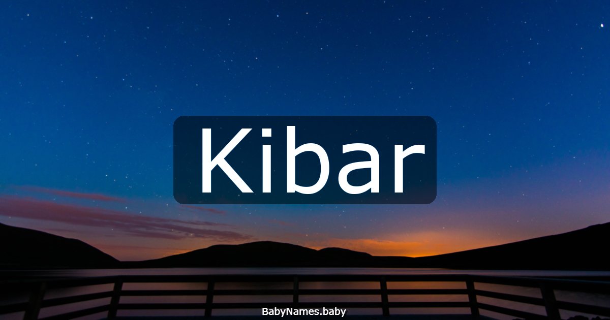 Kibar