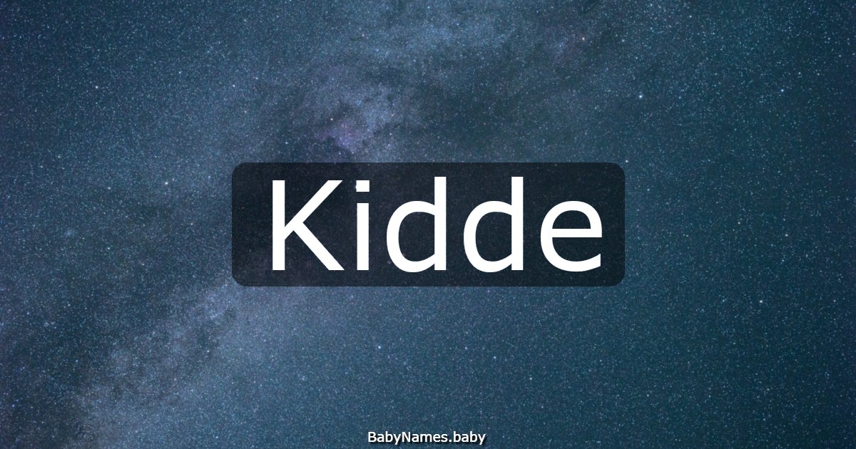 Kidde