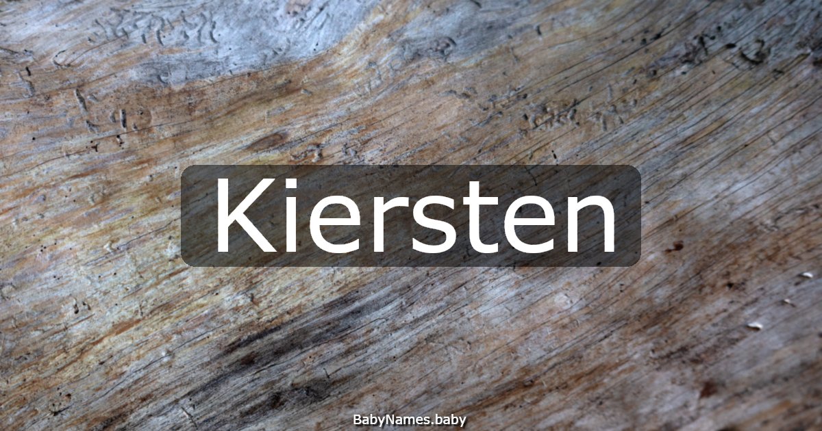 Kiersten