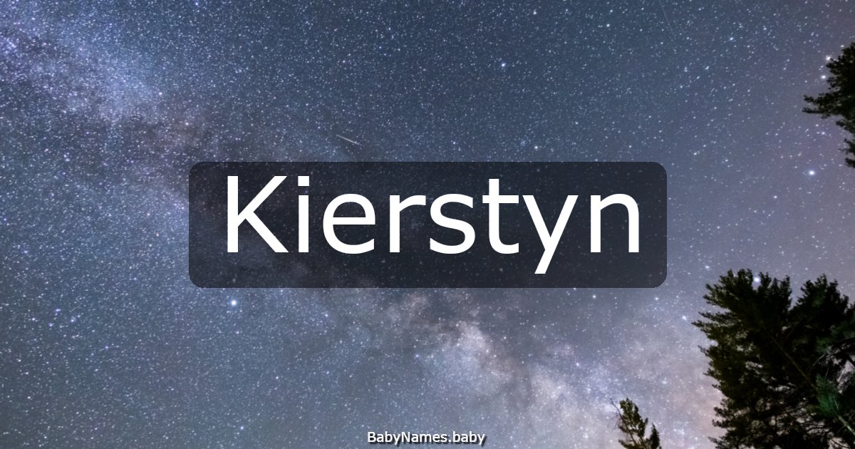 Kierstyn