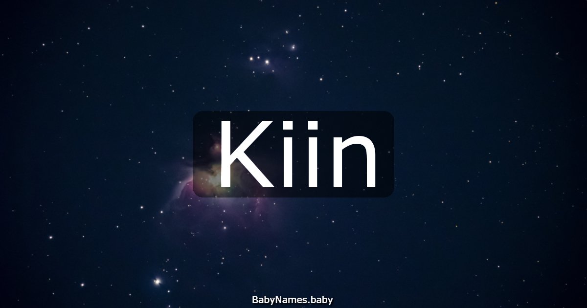 Kiin
