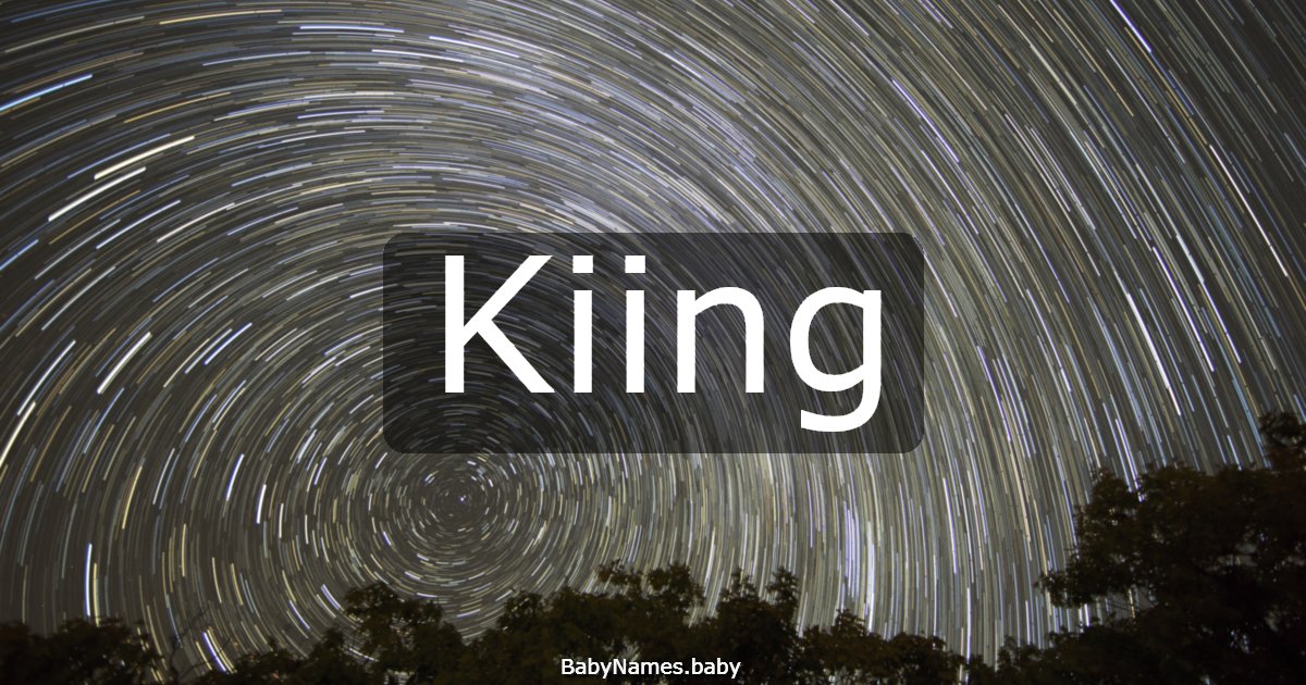 Kiing