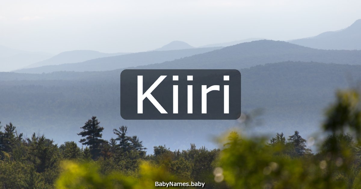 Kiiri