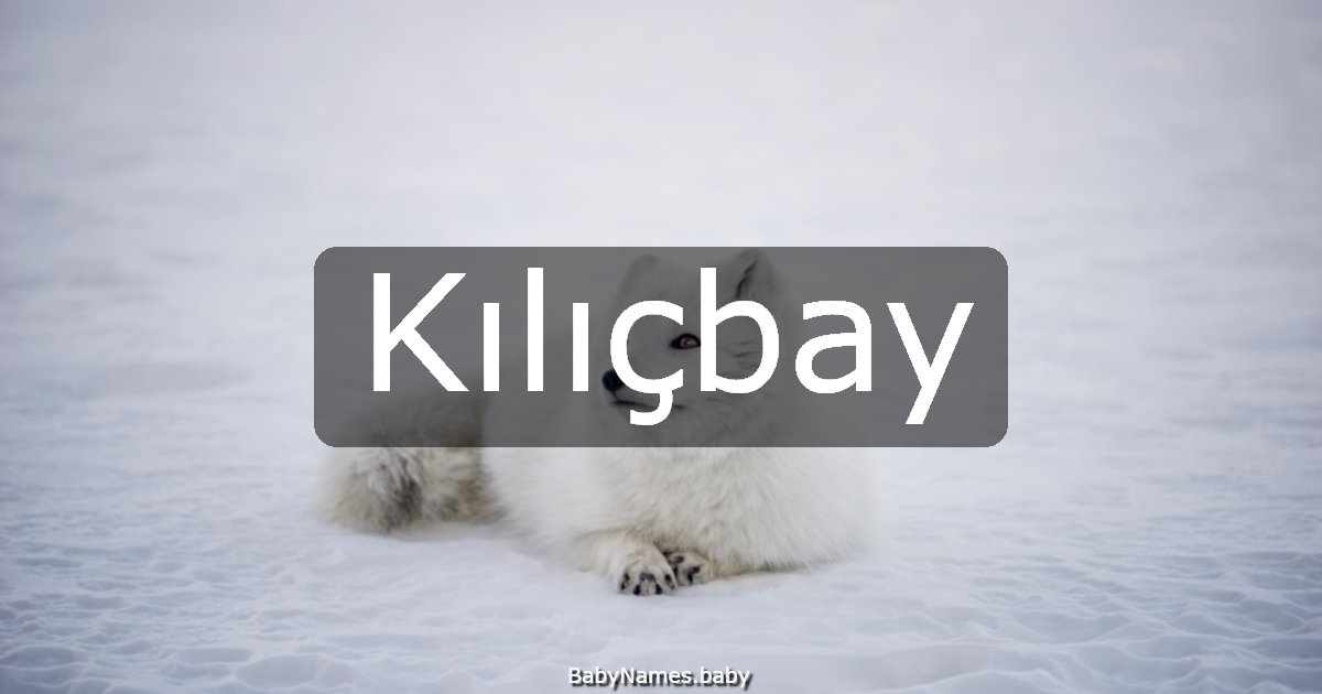 Kılıçbay