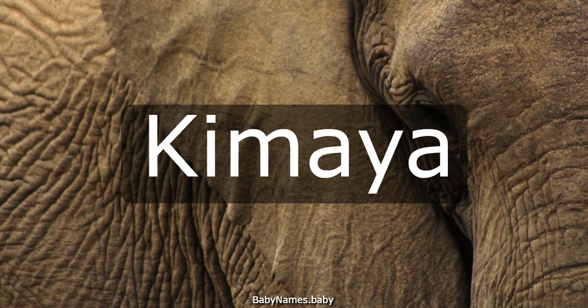 Kimaya