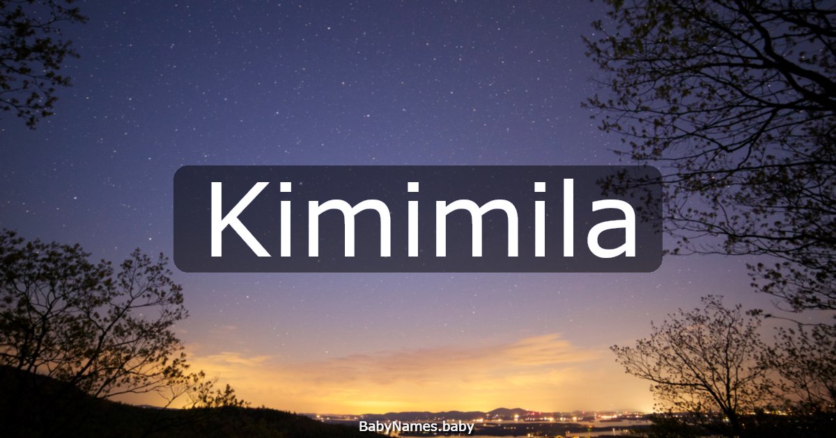 Kimimila