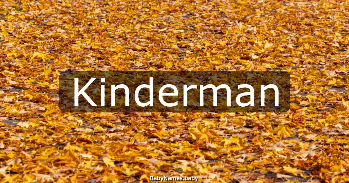 Kinderman