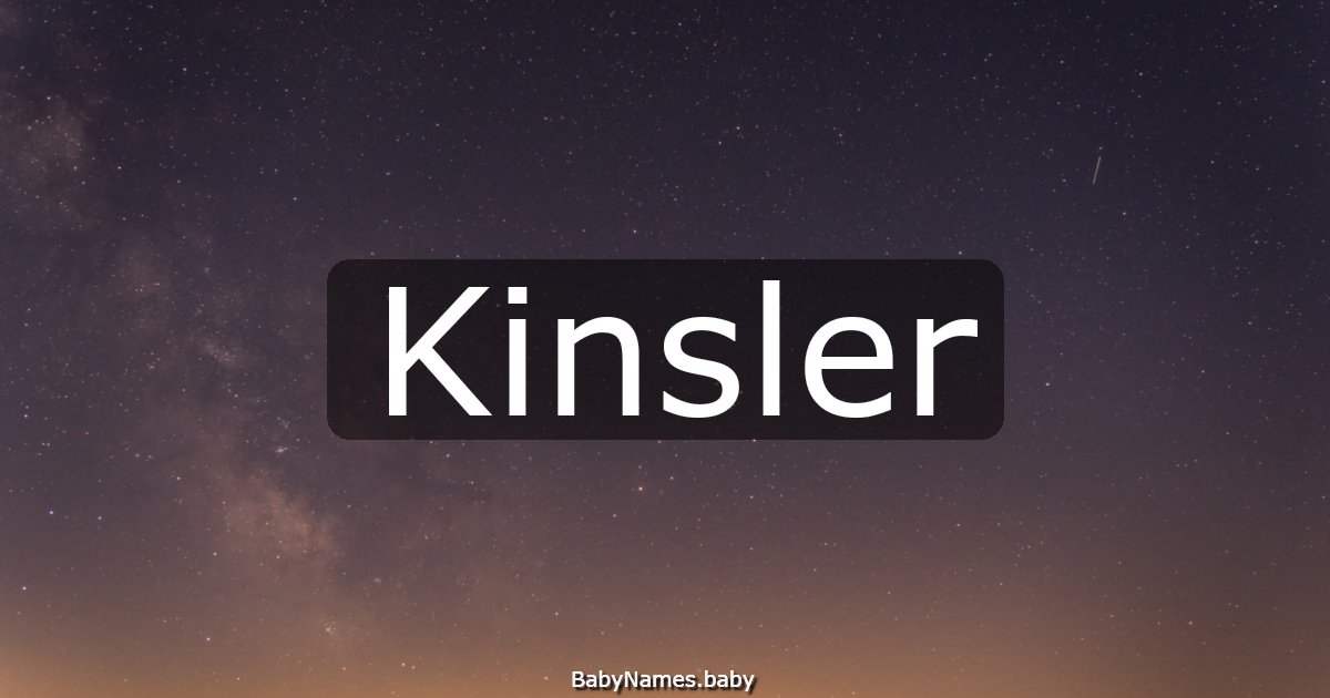 Kinsler