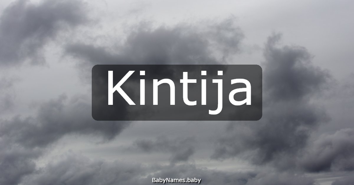 Kintija