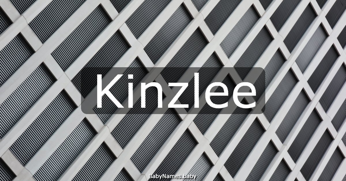 Kinzlee