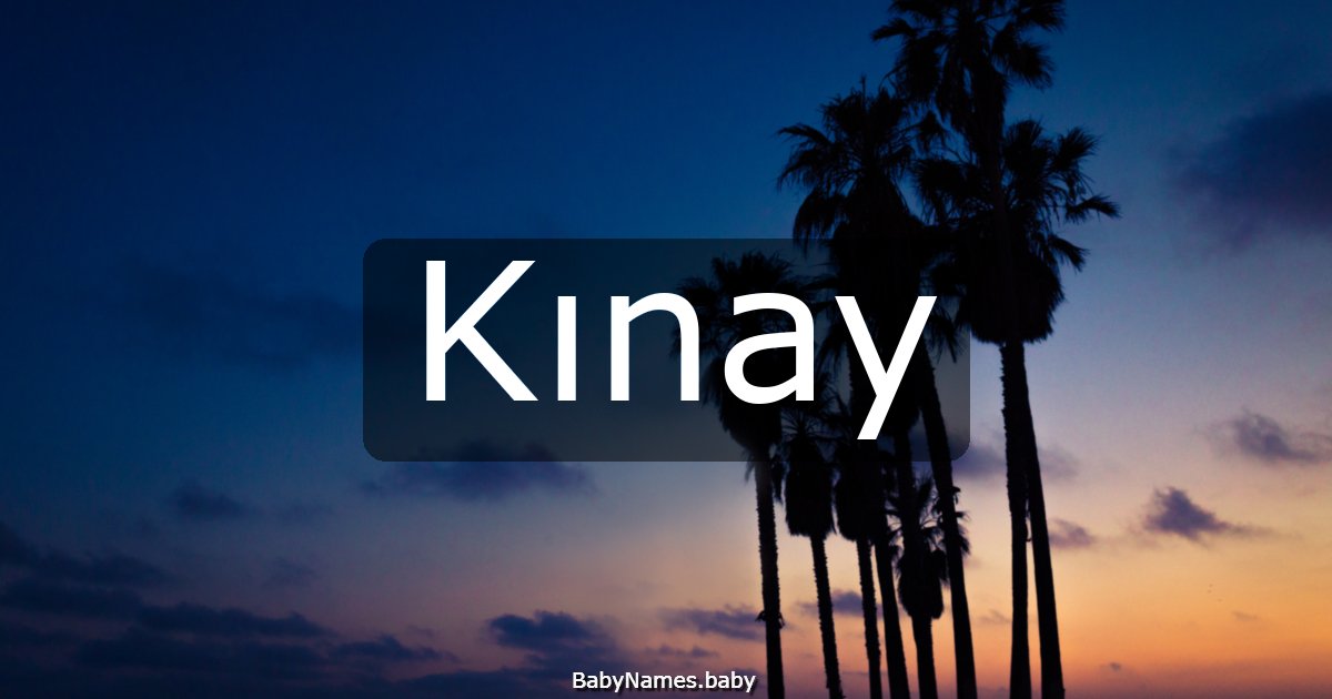 Kınay