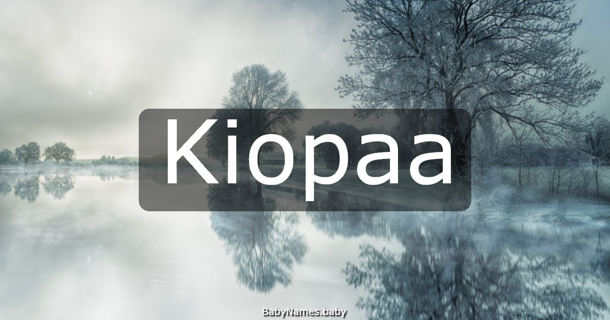 Kiopaa