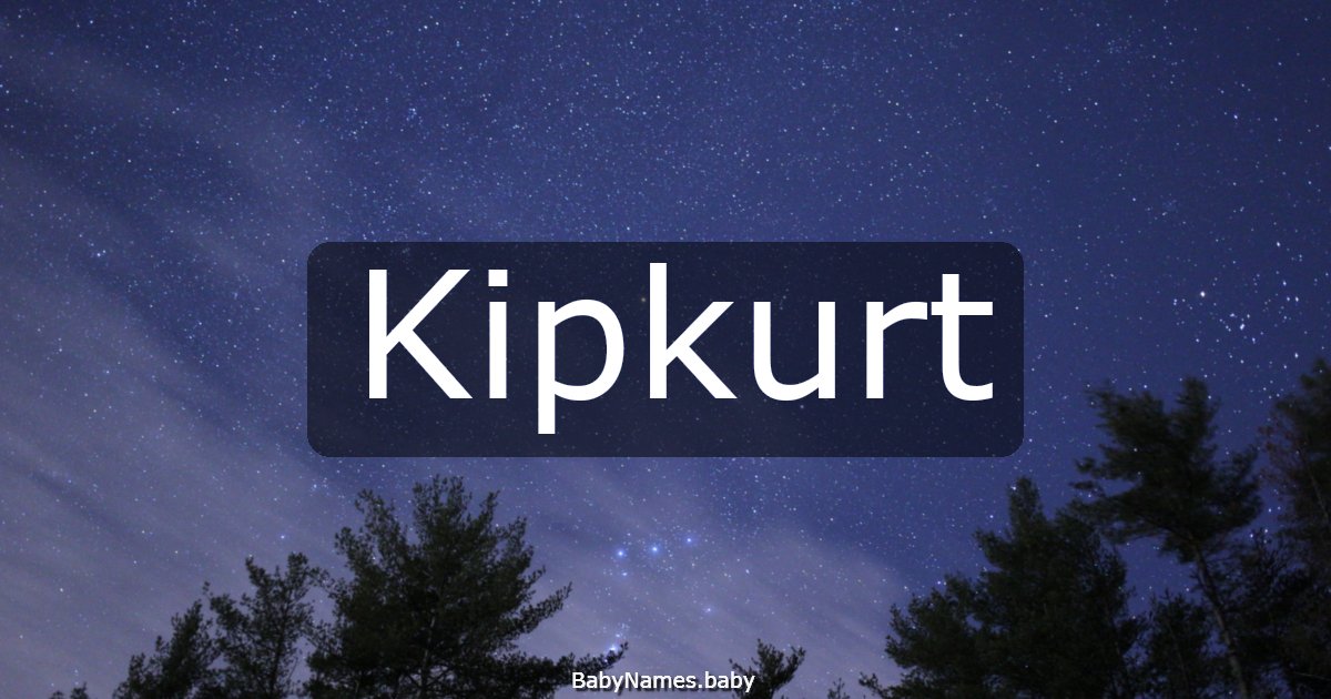 Kipkurt