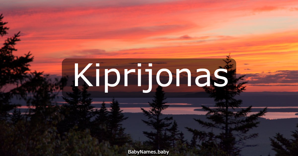 Kiprijonas