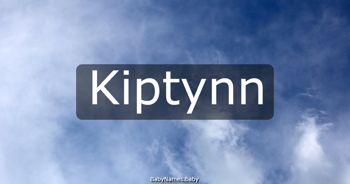 Kiptynn