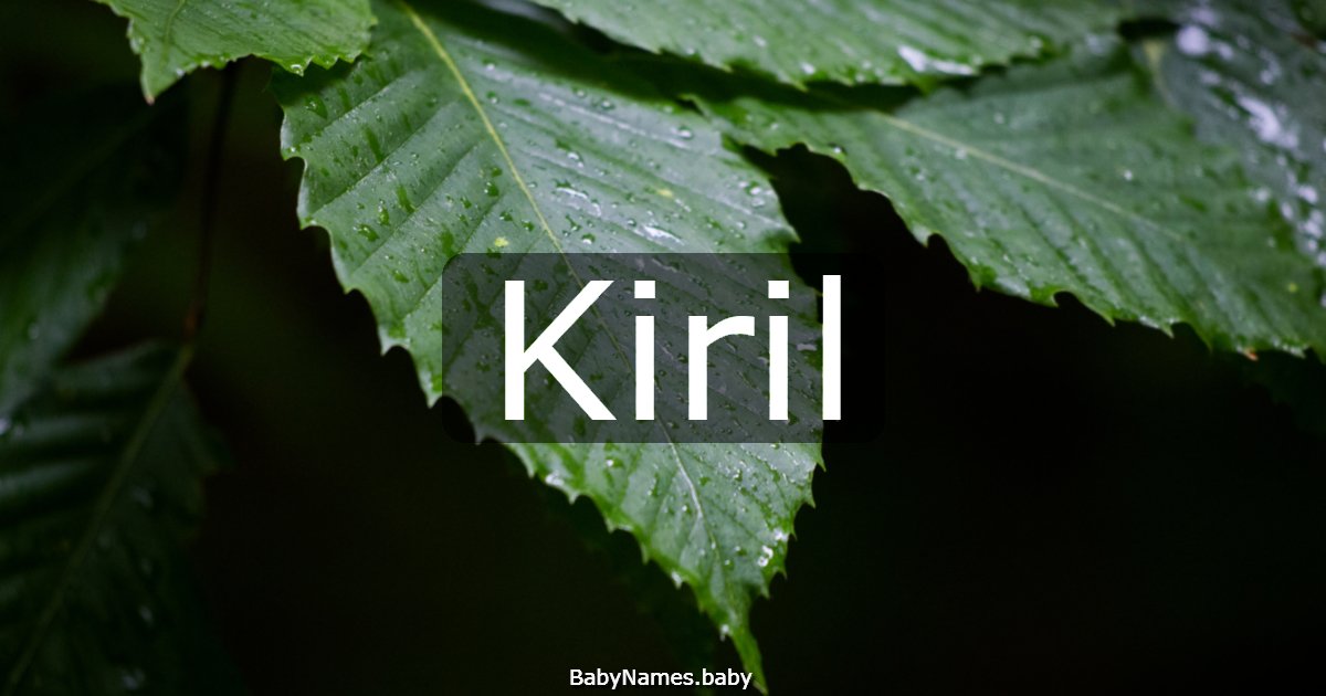 Kiril
