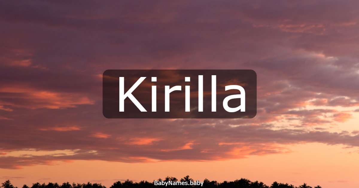 Kirilla