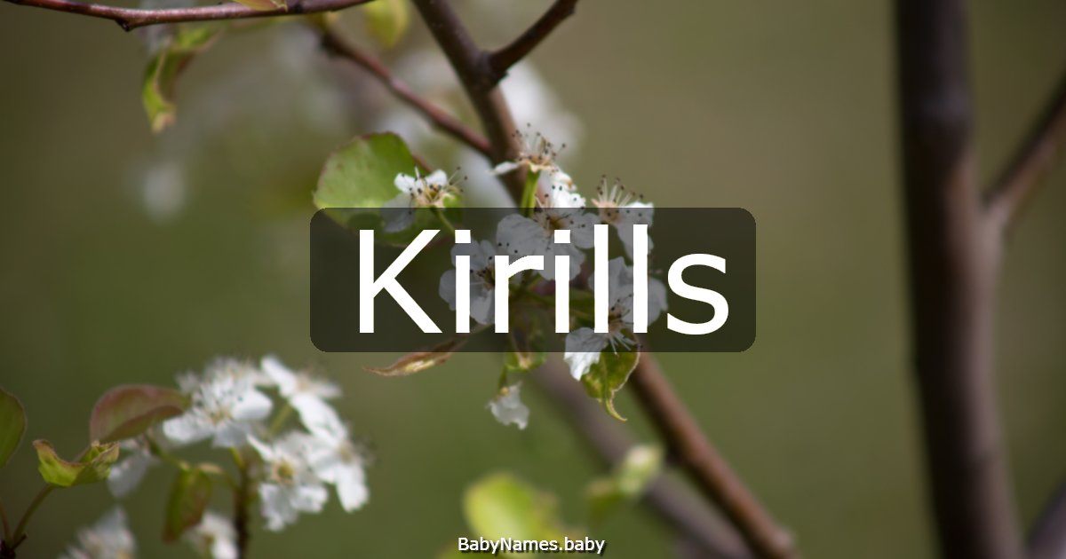 Kirills