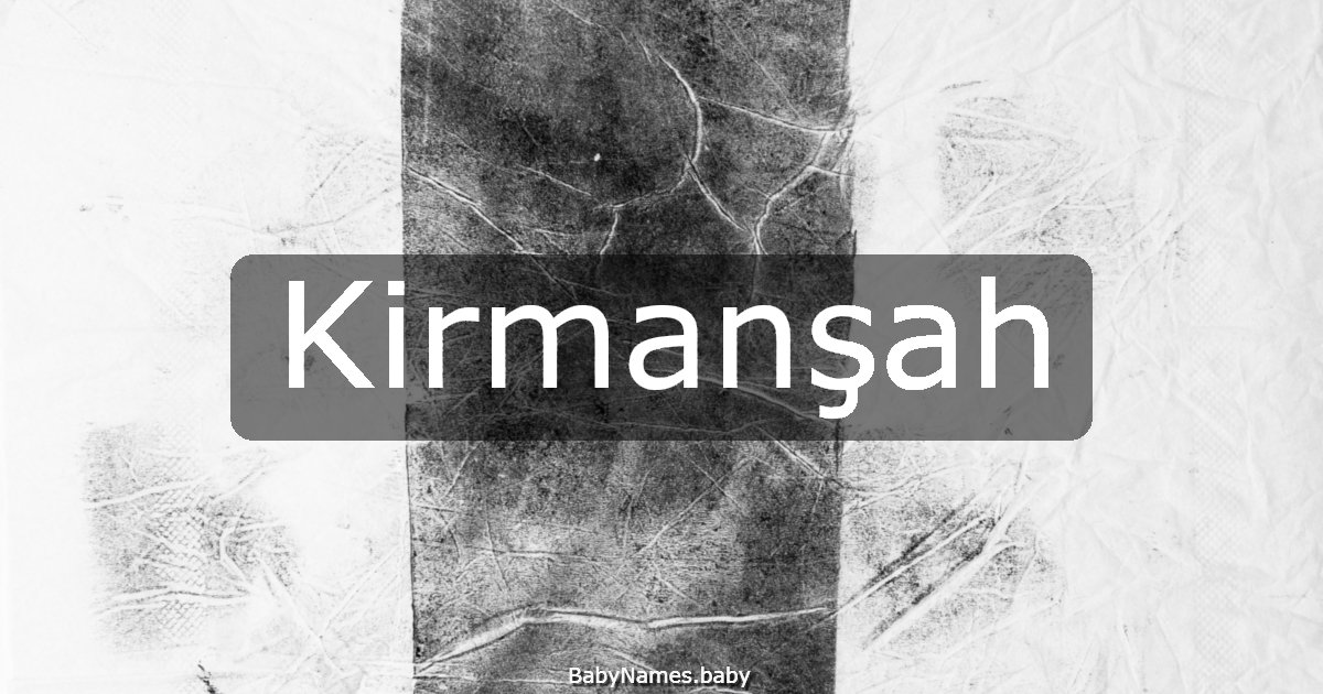 Kirmanşah