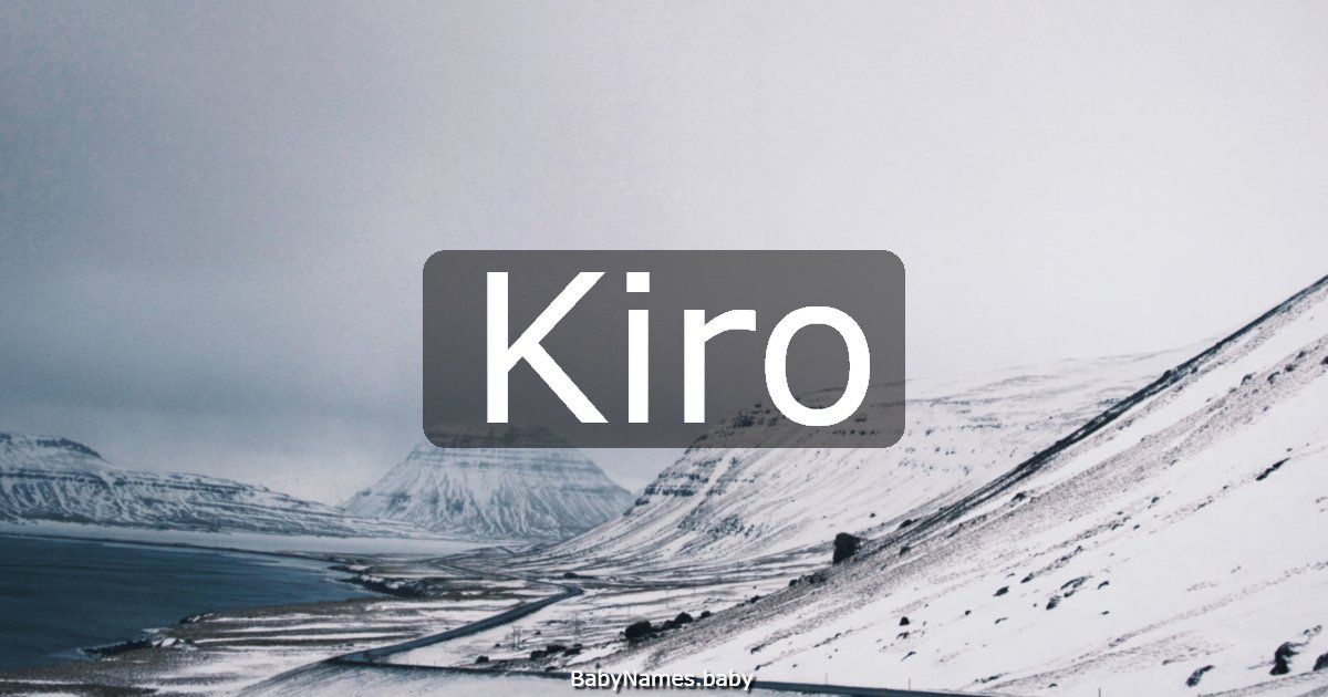 Kiro