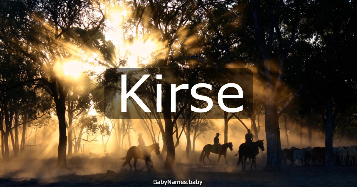 Kirse