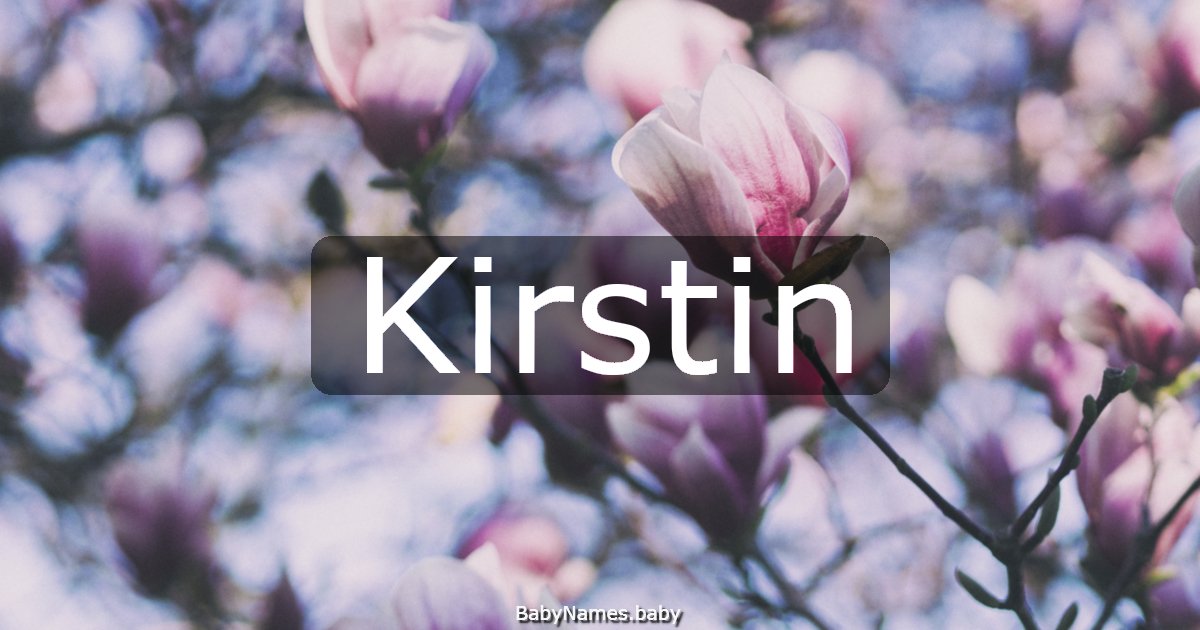 Kirstin