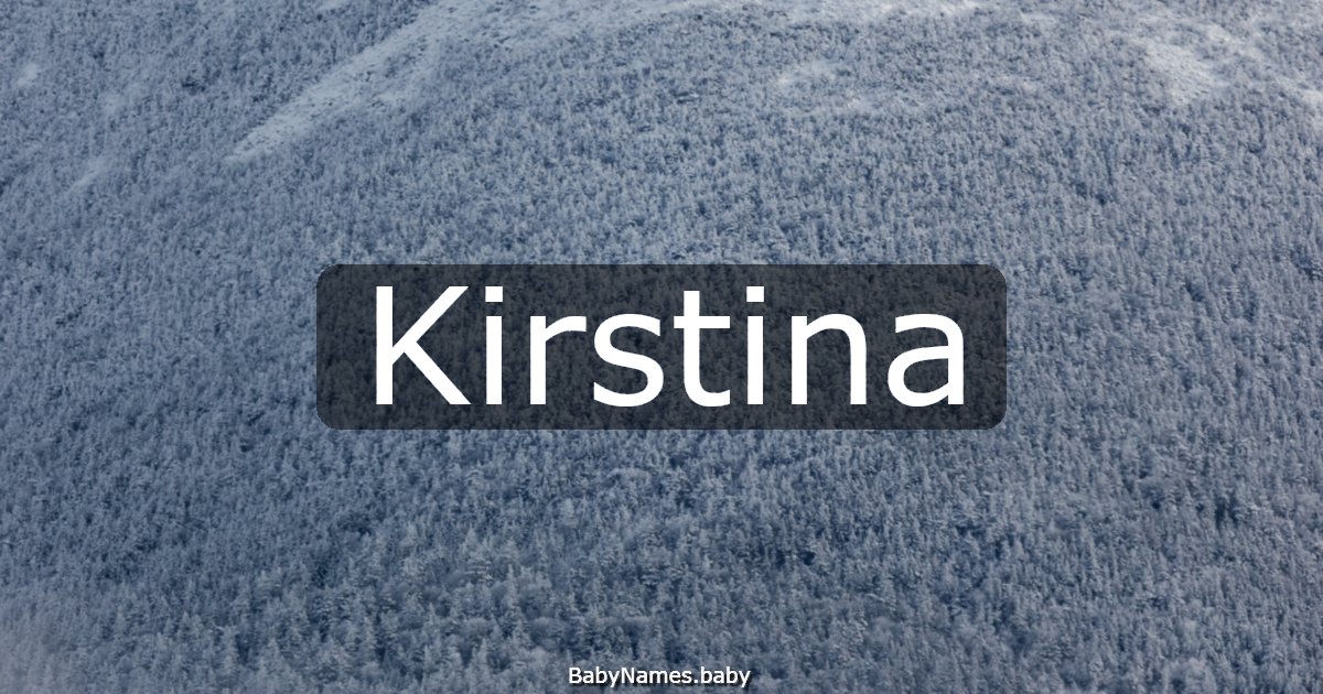 Kirstina